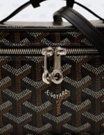 Goyard Black Goyardine Coated Canvas Muse Mini Vanity Case
