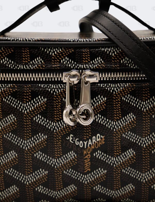 Goyard Black Goyardine Coated Canvas Muse Mini Vanity Case