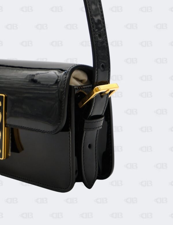 Christian Dior Black Patent Miss Dior Flap Bag