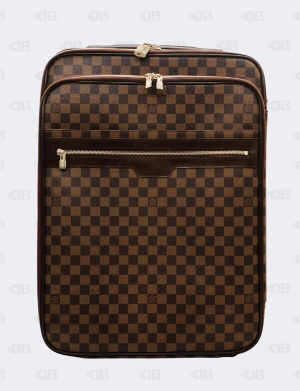 Louis Vuitton Damier Ebene Coated Canvas Pegase 55 Rolling Suitcase