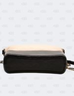 Chanel Beige/Black Quilted Aged Calfskin Leather Gabrielle Hobo Bag