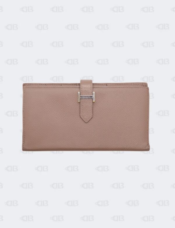 Hermes Etoupe Epsom Bearn Classic Wallet