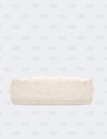 Loro Piana White Ostrich Leather Extra Pocket L19 Pouch