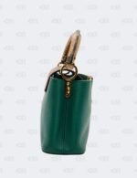 Louis Vuitton Emeraude Green Mini Capucines with Python Handle Bag