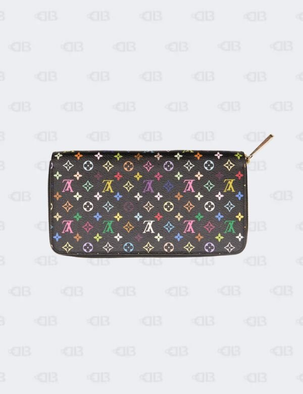 Louis Vuitton x TM Monogram Multicolor Zip Around Long Wallet