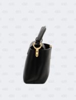 Louis Vuitton Black Taurillon Leather Mini Capucines Bag