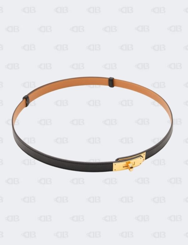 Hermes Noir Epsom Kelly 18 Belt