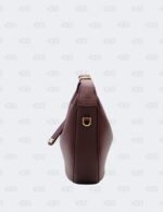 Celine Deep Burgundy Teen Lulu Grained Calfskin Leather Hobo Bag