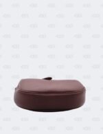 Celine Deep Burgundy Teen Lulu Grained Calfskin Leather Hobo Bag