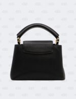 Louis Vuitton Black Taurillon Leather Mini Capucines Bag