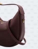 Celine Deep Burgundy Teen Lulu Grained Calfskin Leather Hobo Bag