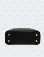 Louis Vuitton Black Taurillon Leather Mini Capucines Bag