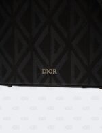 Christian Dior Black/Blue Mini Lock CD Diamond Coated Canvas Crossbody Bag