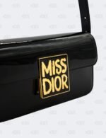Christian Dior Black Patent Miss Dior Flap Bag