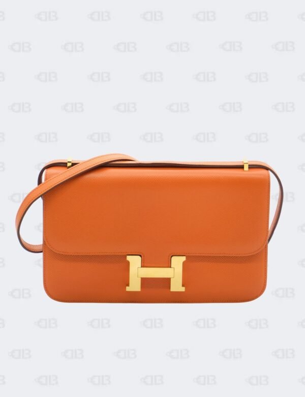 Hermès Constance Élan in Orange Epsom Leather with Gold Hardware