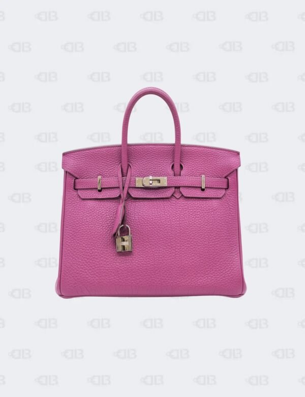 Hermes Birkin 25 Rose Pourpre Togo with Palladium Hardware