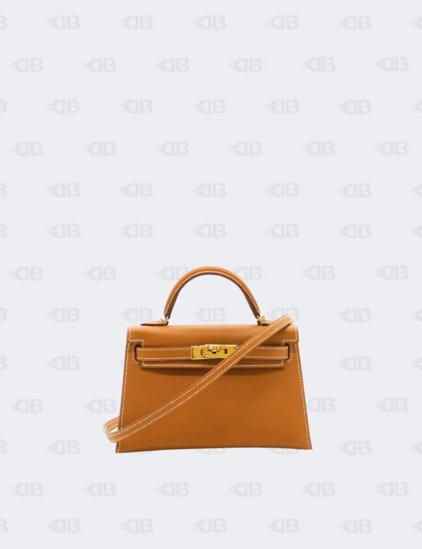 Hermes Mini Kelly Gold on Gold Epsom