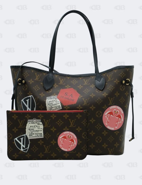 Louis Vuitton Neverfull MM World Tour in Monogram Coated Canvas