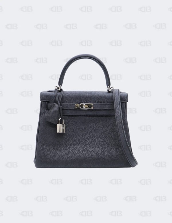 Hermes Kelly 25 Togo Black with Palladium Hardware