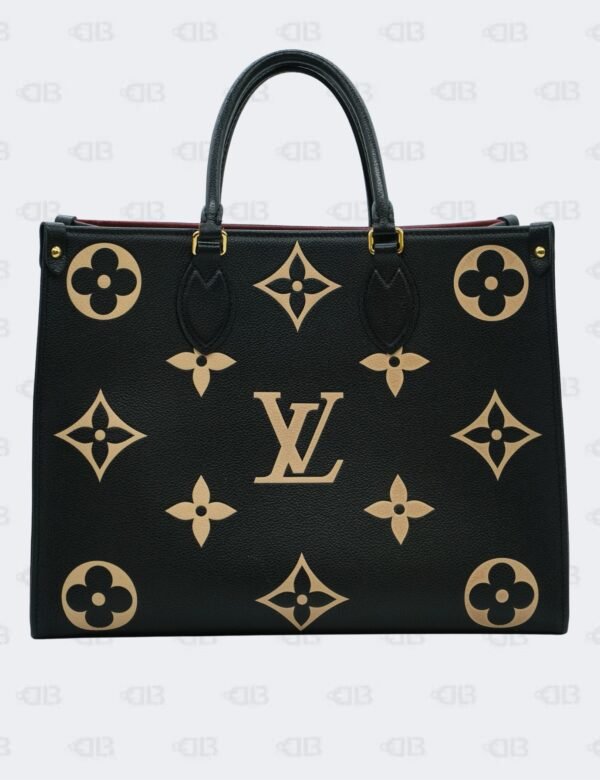 Louis Vuitton OnTheGo MM Black Monogram Tote Bag