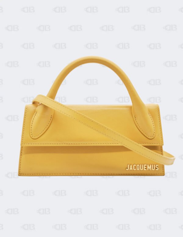 Jacquemus Mustard Yellow Long Le Chiquito Top Handle Bag