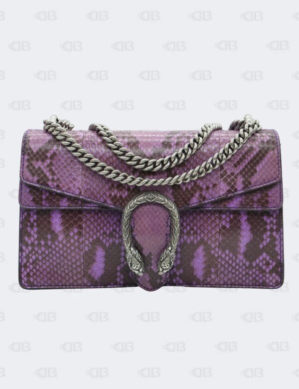 Gucci Purple Python Dionysus Medium Shoulder Bag