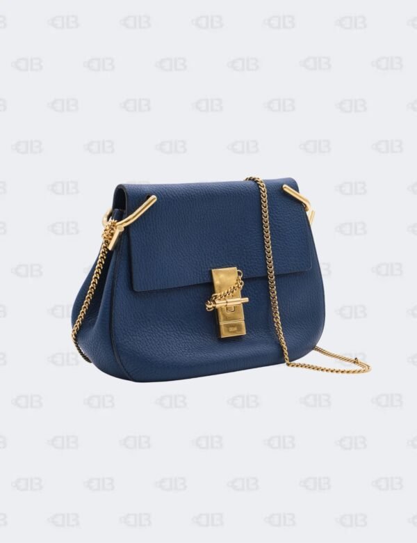 Chloe Blue Drew Shoulder Bag