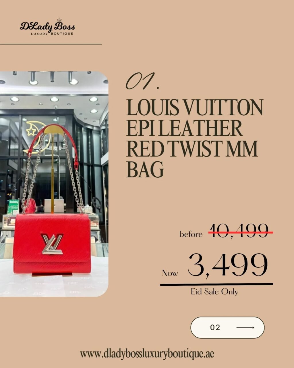 Instagram post from dladyboss_luxury_boutique. This post is in position 1.