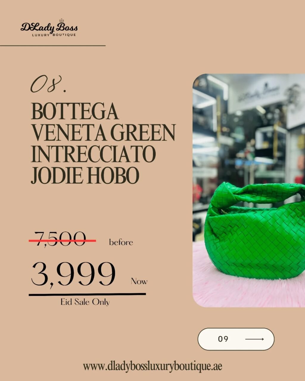 Instagram post from dladyboss_luxury_boutique. This post is in position 8.