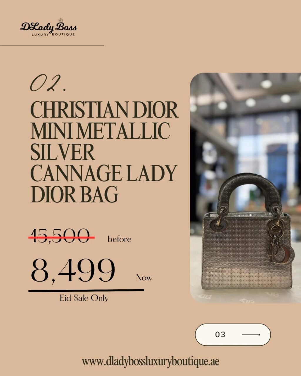 Instagram post from dladyboss_luxury_boutique. This post is in position 2.