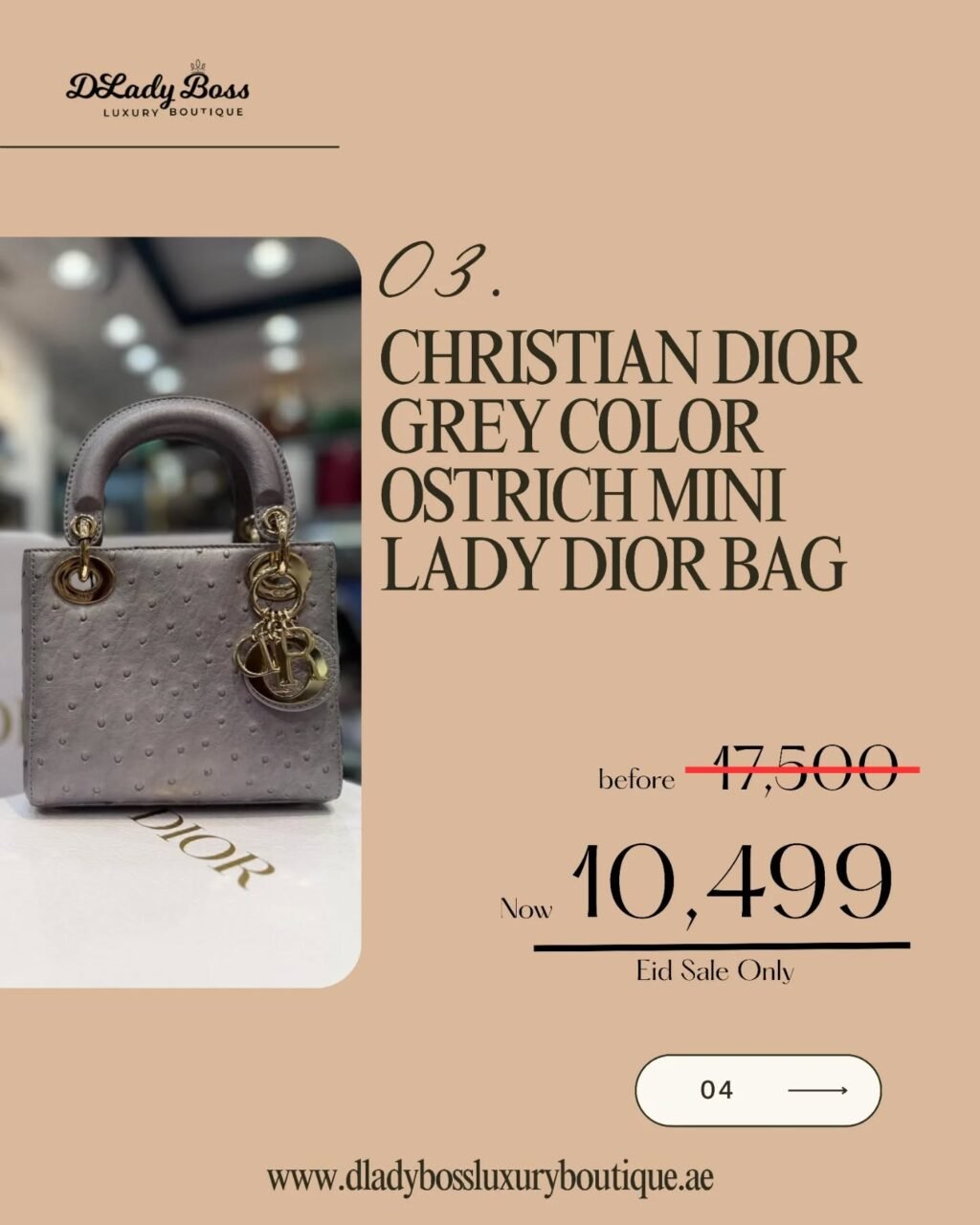 Instagram post from dladyboss_luxury_boutique. This post is in position 3.