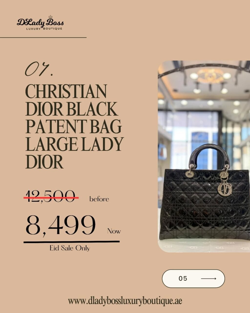 Instagram post from dladyboss_luxury_boutique. This post is in position 4.